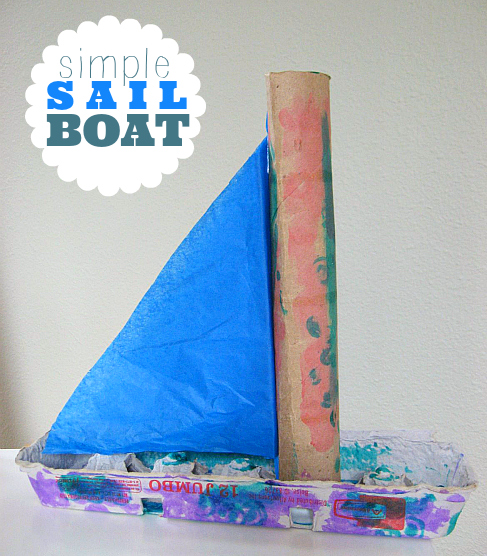 Sail Boat Craft - No Time For Flash Cards