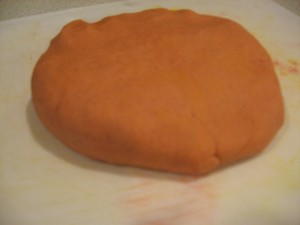 Pumpkin play dough Pumpkin play dough