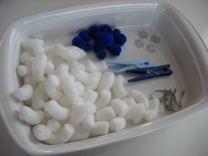 Winter Sensory Tub Winter Sensory Tub
