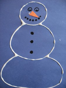 marshmallow snowman 