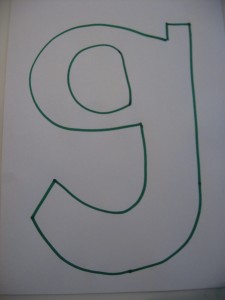Letter of the week g