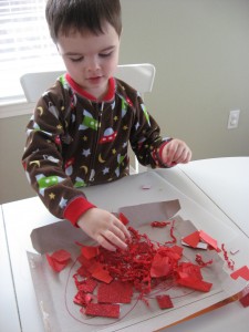 Heart Collage Craft Heart Collage Craft
