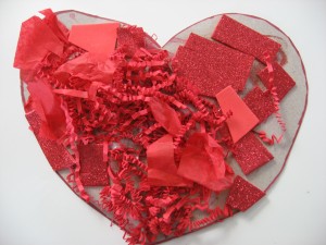 Heart Collage Craft Heart Collage Craft