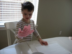 finger painting 