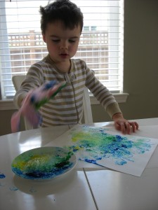 finger painting 