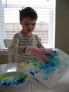 finger painting 