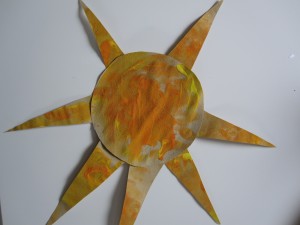 sandpaper sun craft sandpaper sun craft