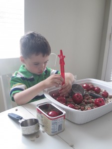 Fall Themed Sensory Tub