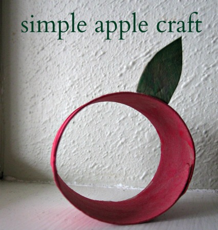 Craft Ideas Apples on Apple Craft For Kids