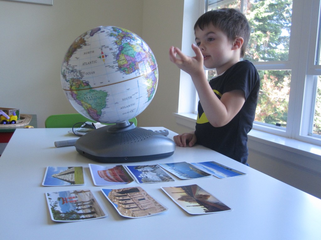 Geography Flash Card Game
