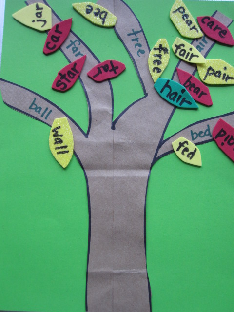 Rhyming Tree Early Literacy Activity