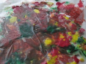 Melted crayon