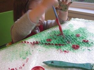 Bubble Wrap Christmas Tree