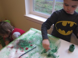 Bubble Wrap Christmas Tree