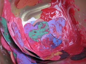 shake painted hearts shake painted hearts