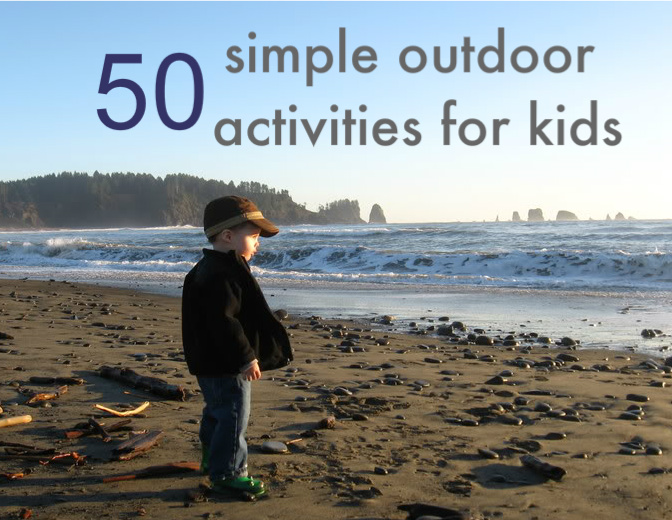 outside activities with kids
