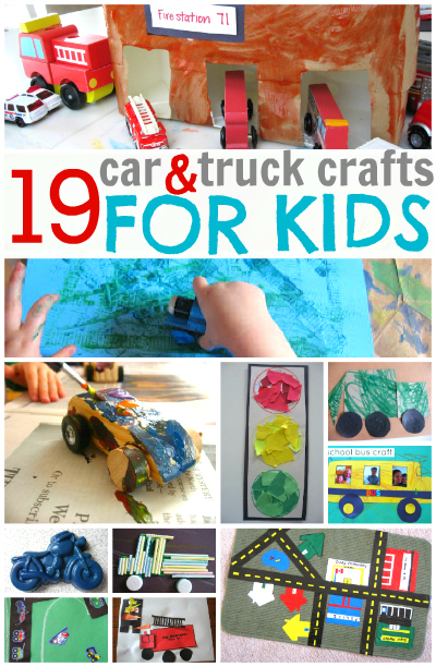 Cars Crafts for Preschoolers