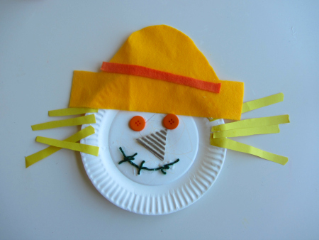 Craft Ideasyear  on Responses To    Paper Plate Scarecrow Craft