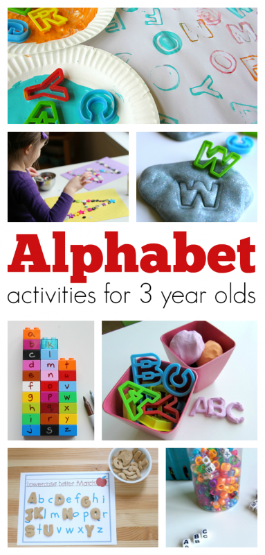 Alphabet Activities For 3 year olds - No Time For Flash Cards