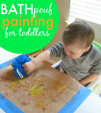 infant and toddler painting ideas