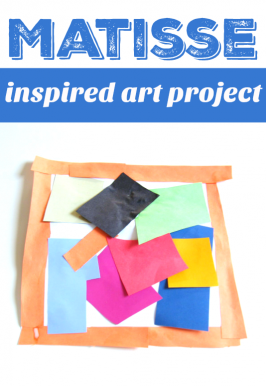 Matisse art project for preschool and kindergarten great art docent project