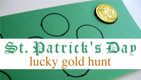 St. Patrick's Day Gold Hunt - No Time For Flash Cards