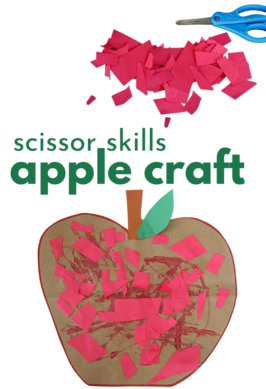 apple craft for preschool