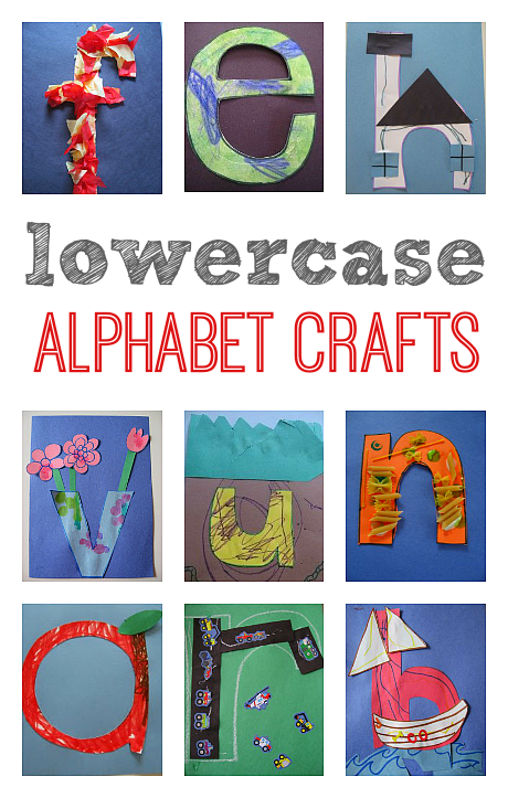 letter of the week lowercase crafts 