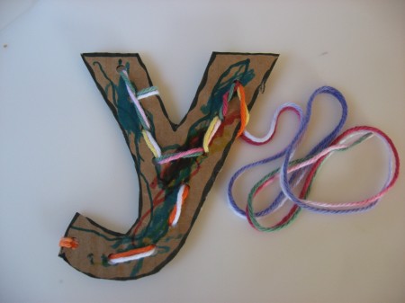 Letter of the week y craft 