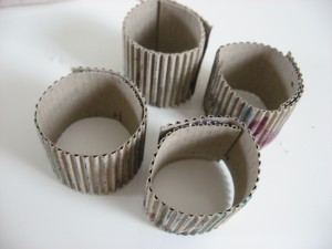 DIY Monogramed Napkin Rings 