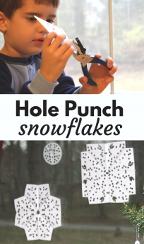 hole punch snowflakes