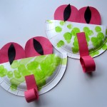paper plate tree frog craft