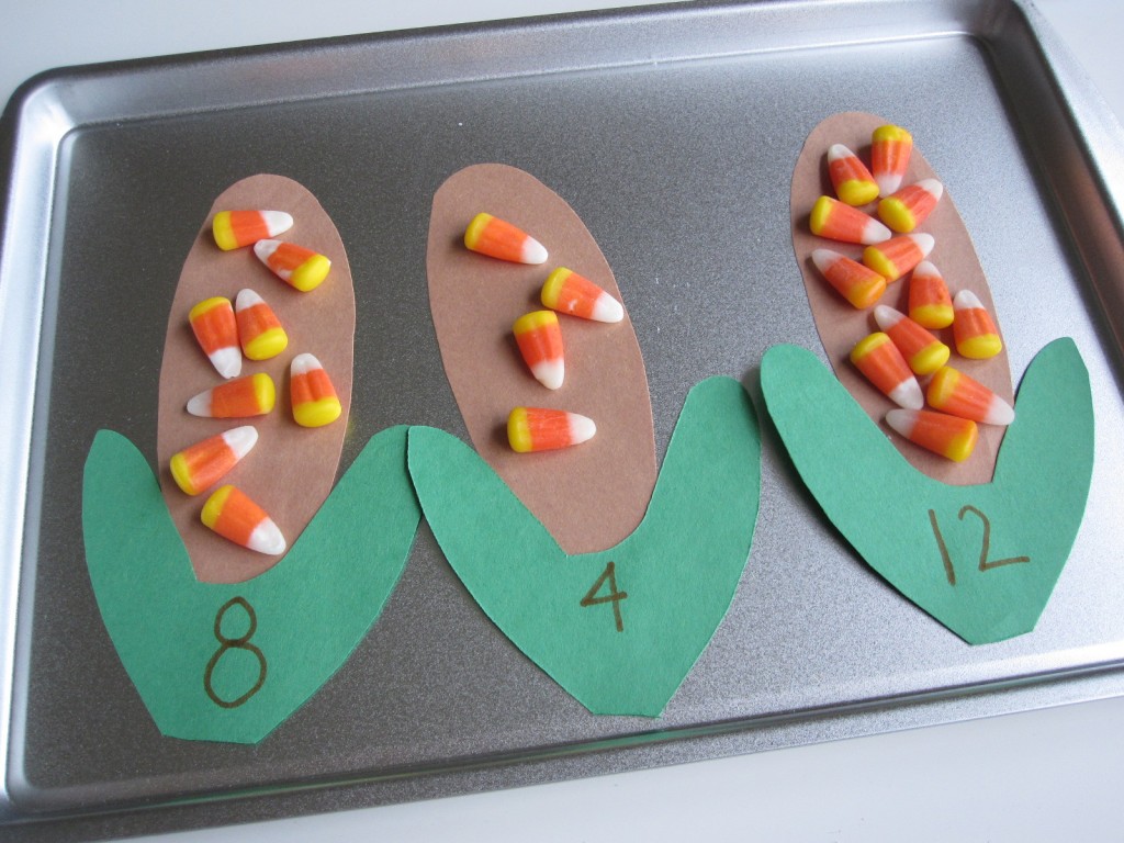 Thanksgiving Math with Candy Corn