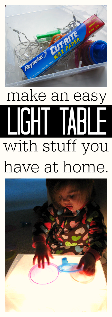 how to make a light table