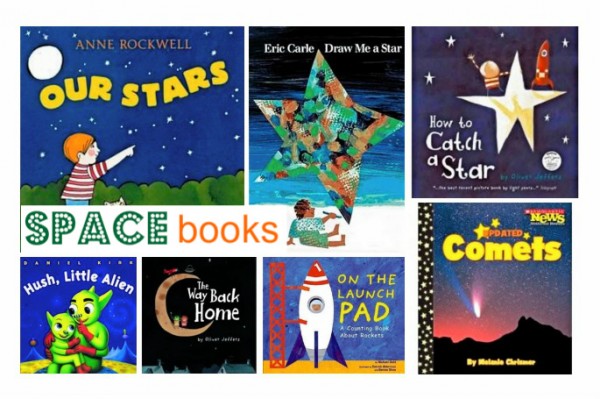 Space Themed Crafts &amp; Books - No Time For Flash Cards