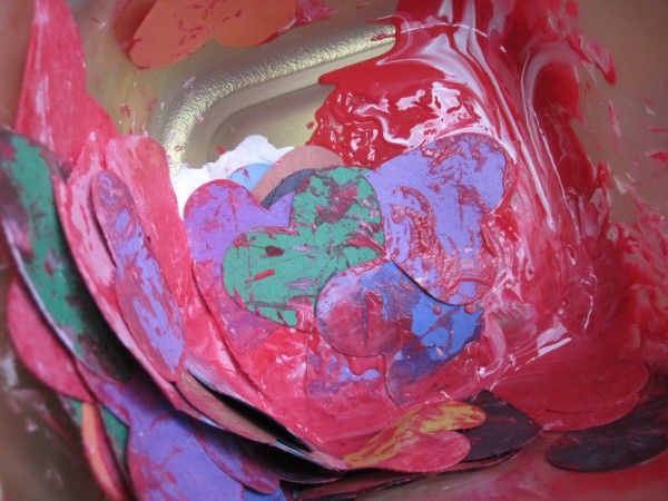 shake painted hearts