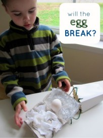 egg toss craft for kids