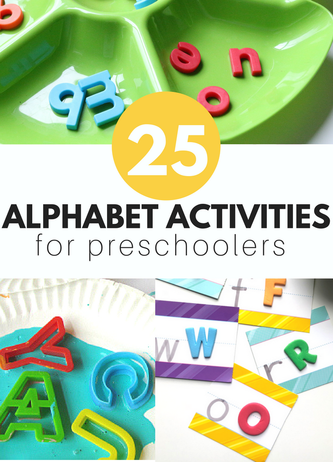 alphabet activities for 3 year olds