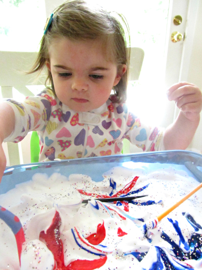 simple sensory activity for 4th of july