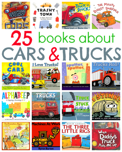 picture books about cars and trucks 