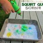 Squirt Gun Science easy science for kids