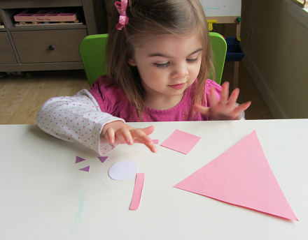 shape princess craft for kids