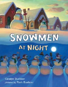 Snowmen at night book cover