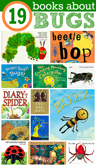 19 Books About Bugs for Kids - No Time For Flash Cards