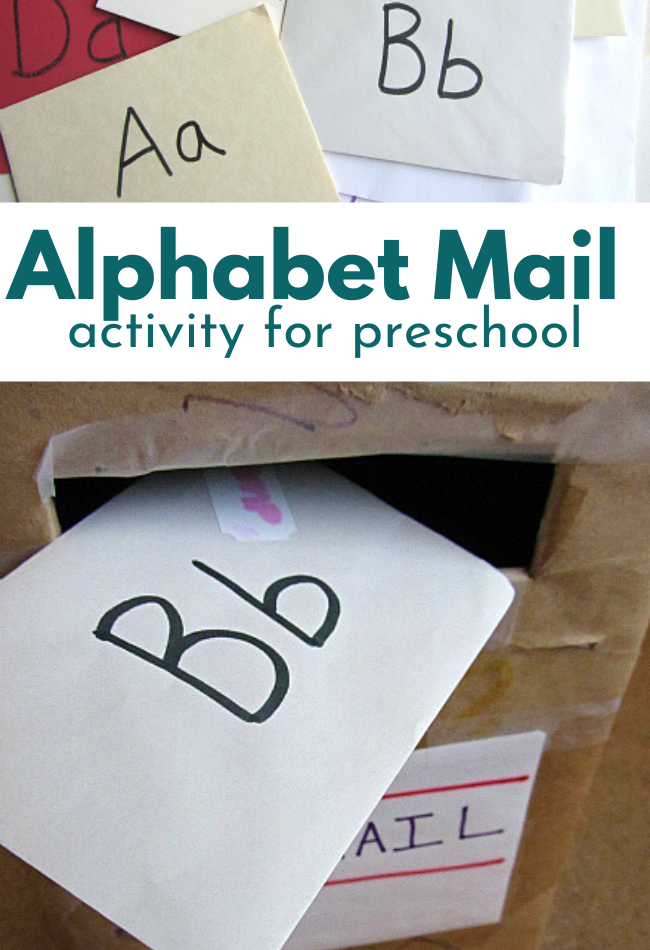 alphabet activity for preschoolers
