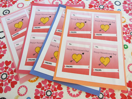 kid designed valentine cards