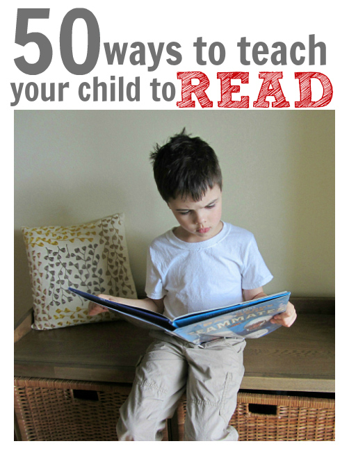 50 ways to teach your child to read