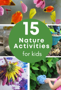 nature activities for kids and preschoolers