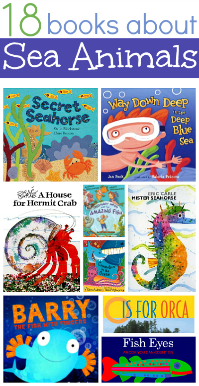 18 Books About Sea Animals - No Time For Flash Cards