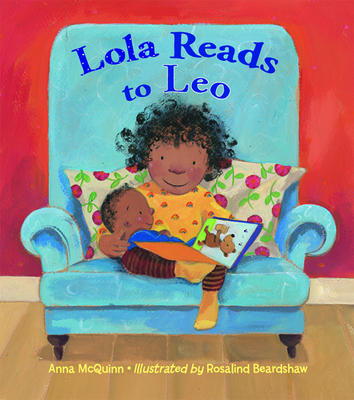 lola reads to leo